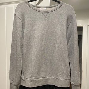 Sweater dress with tule on the bottom